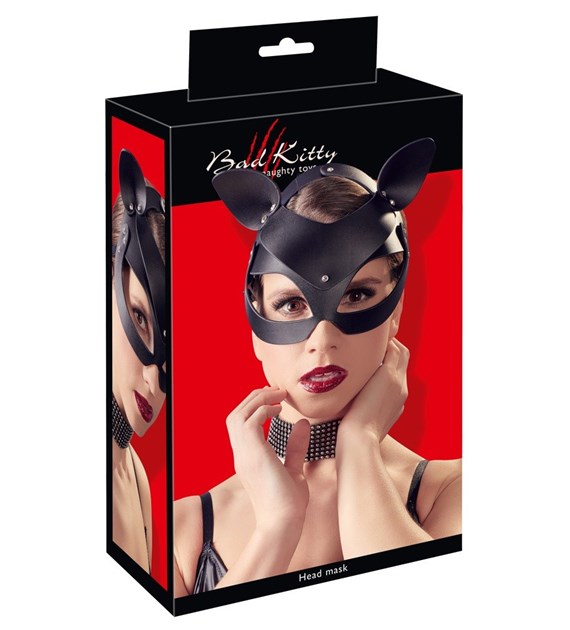 MASKA BAD KITTY CAT MASK RHINESTONES
