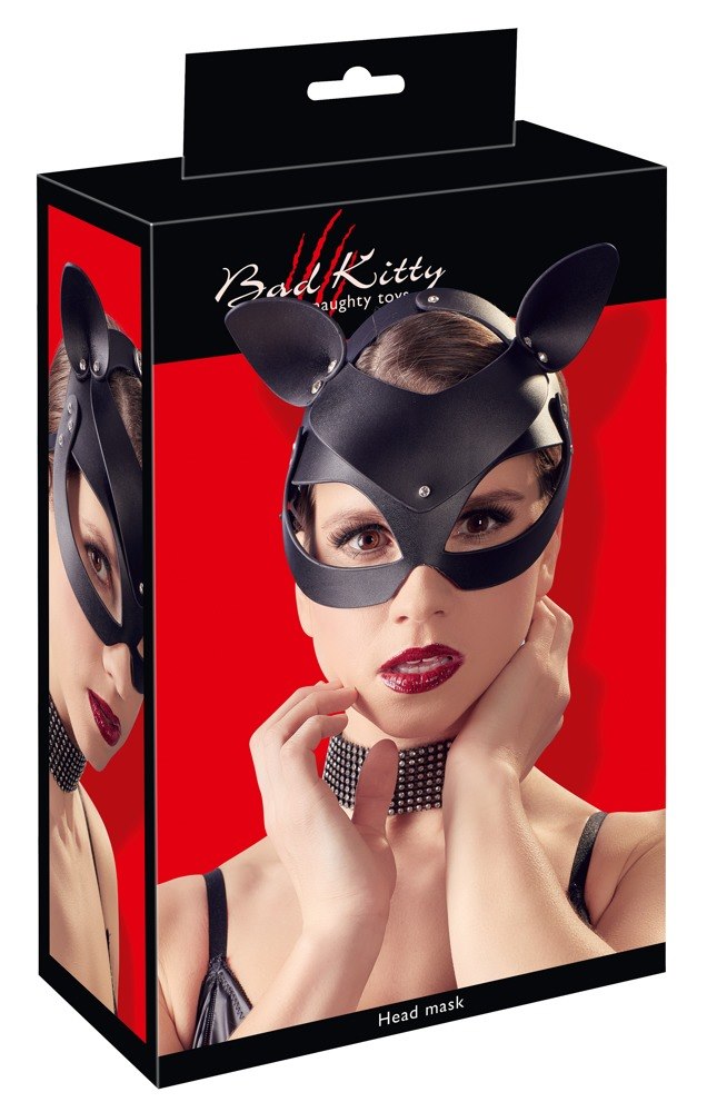 MASKA BAD KITTY CAT MASK RHINESTONES