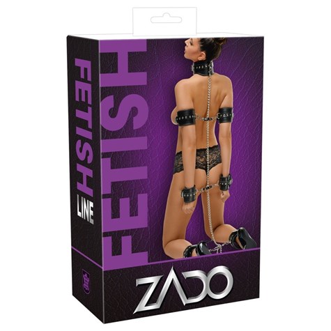 LEATHER BONDAGE SET COMPLETE