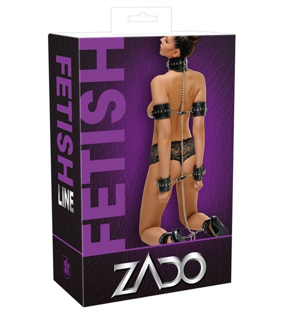 ZESTAW DO KRĘPOWANIA LEATHER BONDAGE SET COMPLETE