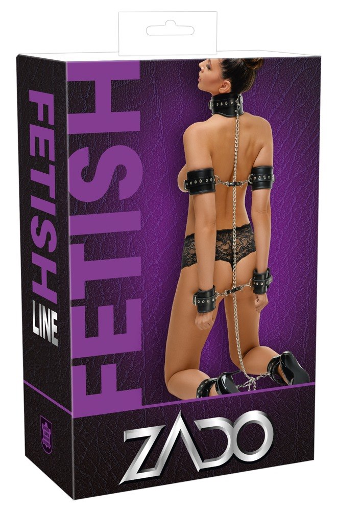 LEATHER BONDAGE SET COMPLETE