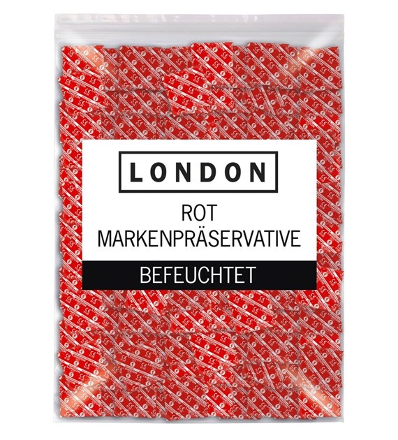 PREZERWATYWY LONDON RED CONDOMS 1000 PCS.
