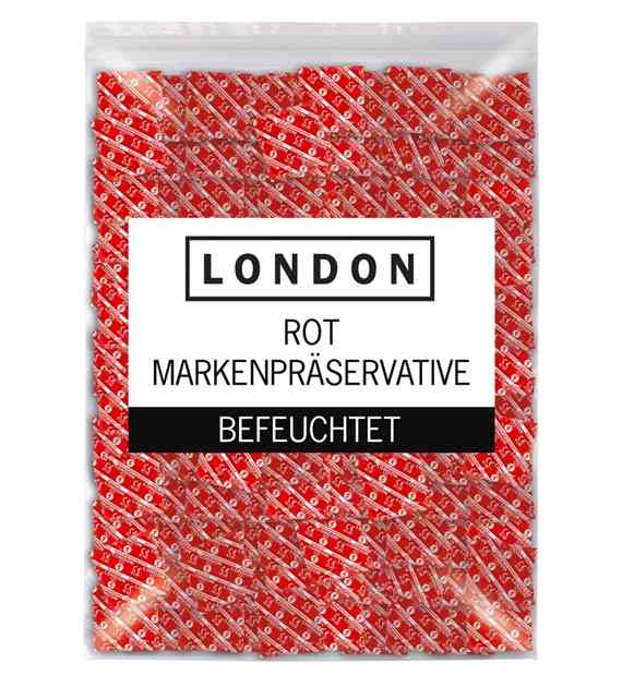 PREZERWATYWY LONDON RED CONDOMS 1000 PCS.
