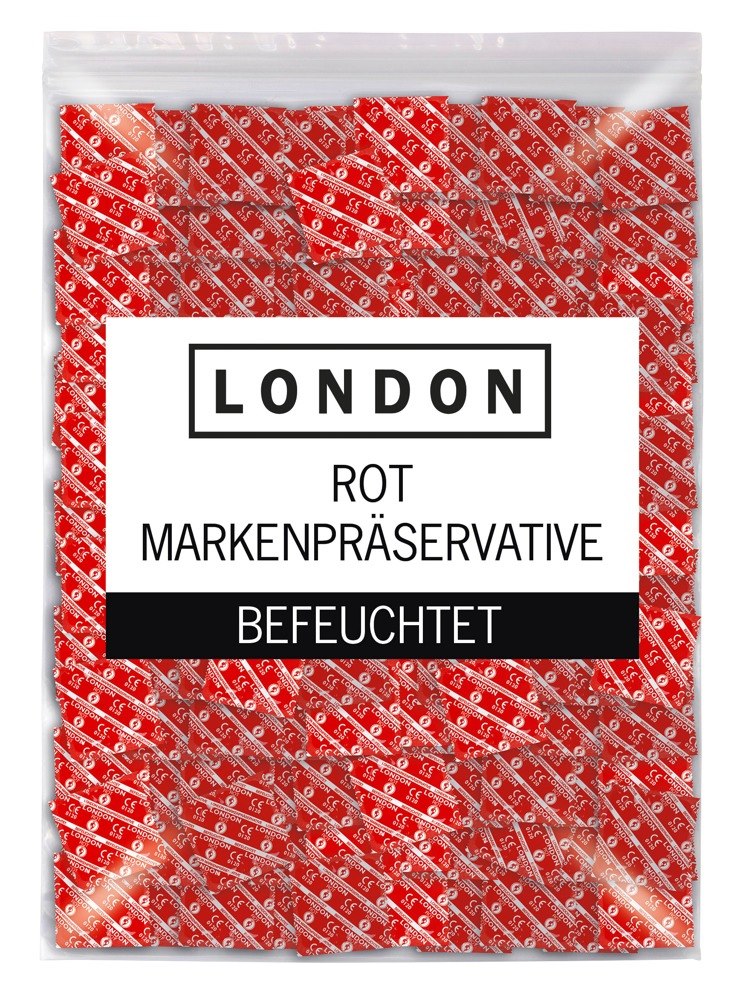 PREZERWATYWY LONDON RED CONDOMS 1000 PCS.