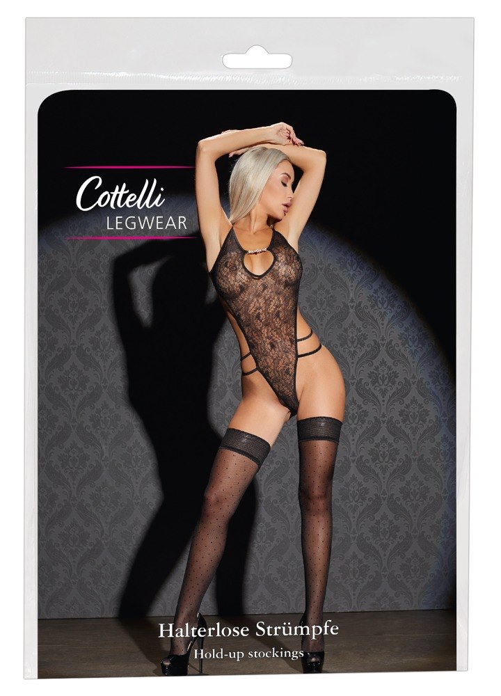 POŃCZOCHY HOLD-UP STOCKINGS DOTS 5