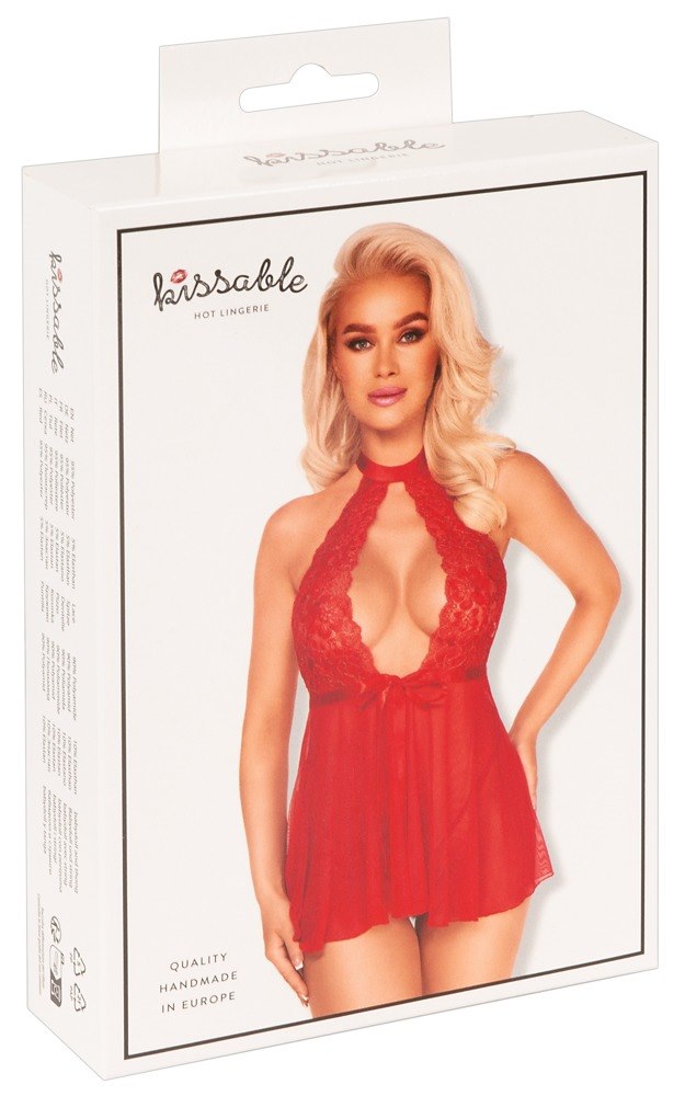 SUKIENKA BABYDOLL RED S/M