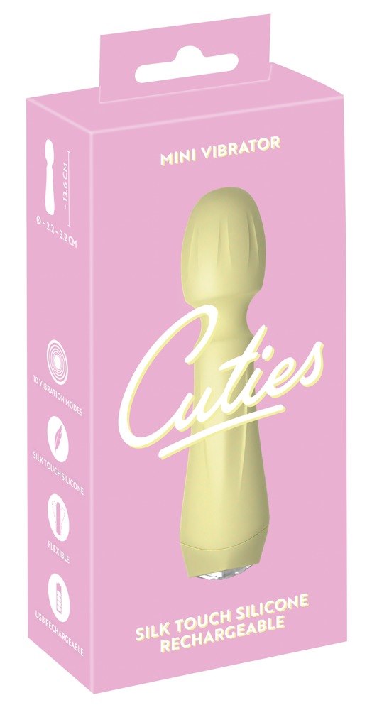 CUTIES MINI VIBRATOR YELLOW