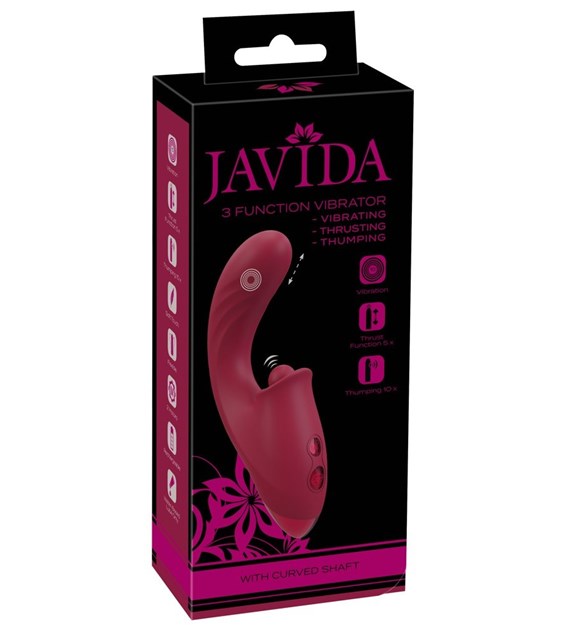 WIBRATOR JAVIDA 3 FUNKCJE RUCH POSUWISTY