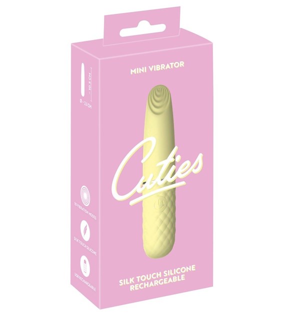 MINI WIBRATOR 5.GEN ŻÓŁTY
