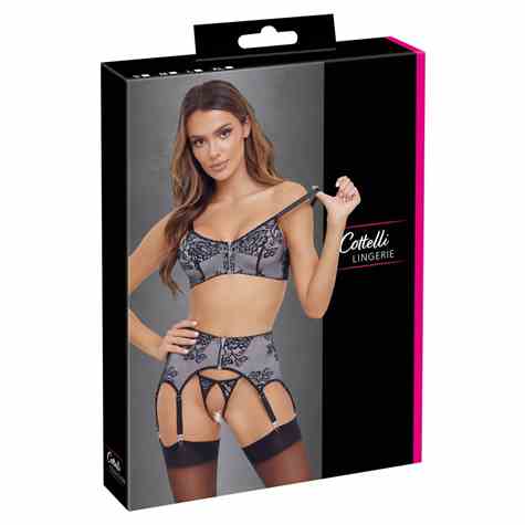 ZESTAW BIELIZNY BRA SET B/W S