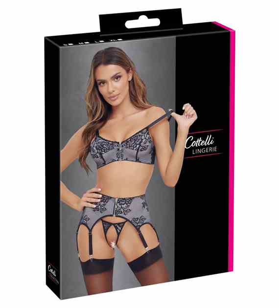 ZESTAW BIELIZNY BRA SET B/W S