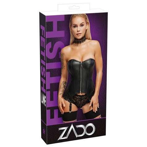 LEATHER CORSET L