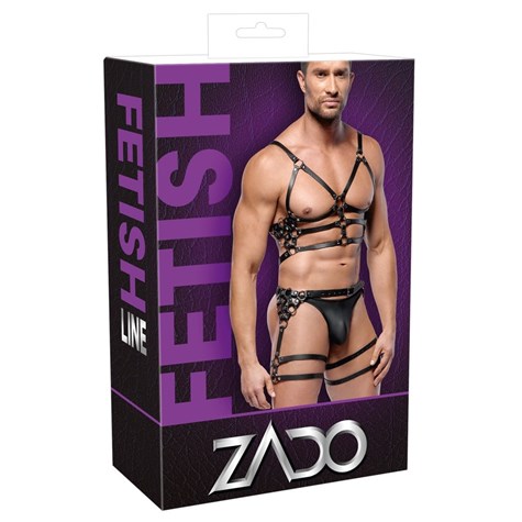 LEATHER HARNESS SET M/L