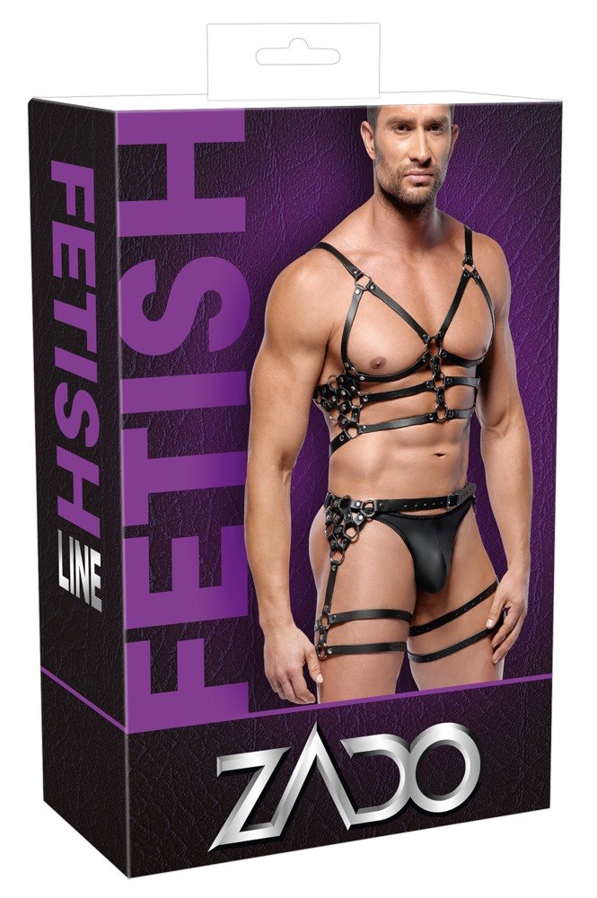LEATHER HARNESS SET M/L