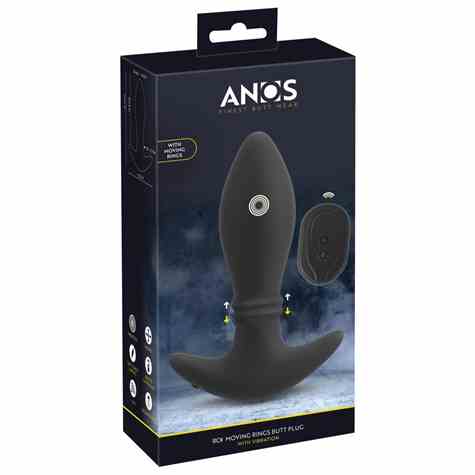 KOREK MOVING RINGS BUTT PLUG