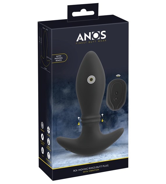 KOREK MOVING RINGS BUTT PLUG