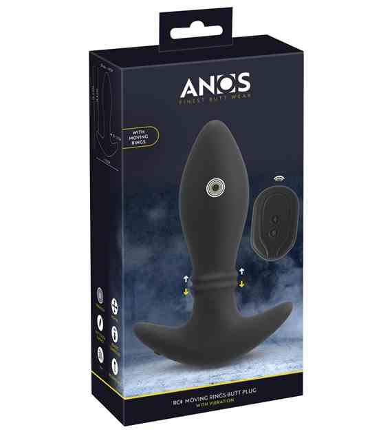 KOREK MOVING RINGS BUTT PLUG