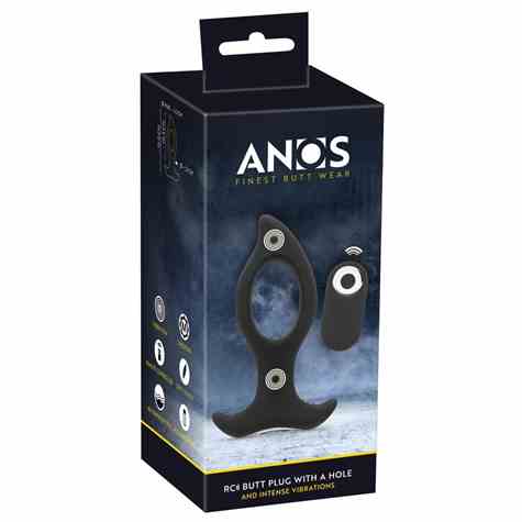KOREK ANALNY ANOS RC BUTT PLUG WITH HOLE