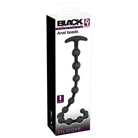 BLACK VELVETS ANAL BEADS SILIC