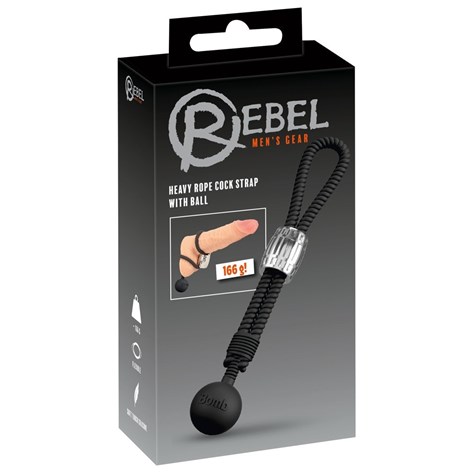 REBEL HEAVY ROPE COCK W BALL