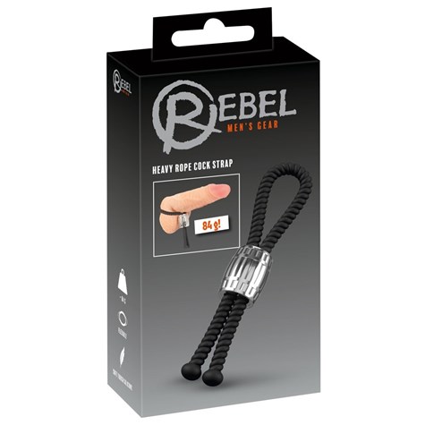 REBEL HEAVY ROPE COCK STRAP