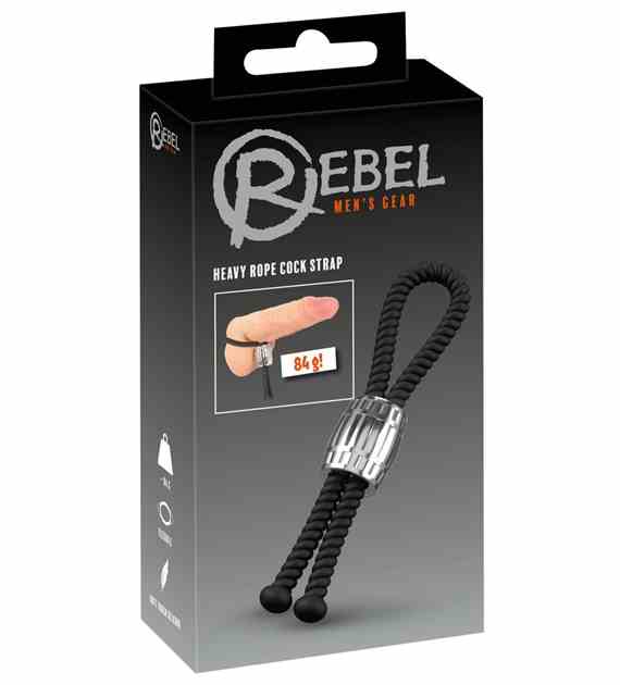 SZNUREK REBEL HEAVY ROPE COCK STRAP