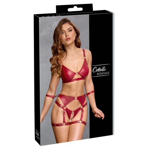 BONDAGE LINGERIE SET L