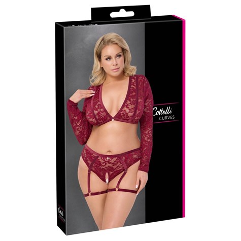TOP AND BRIEFS RED 2XL