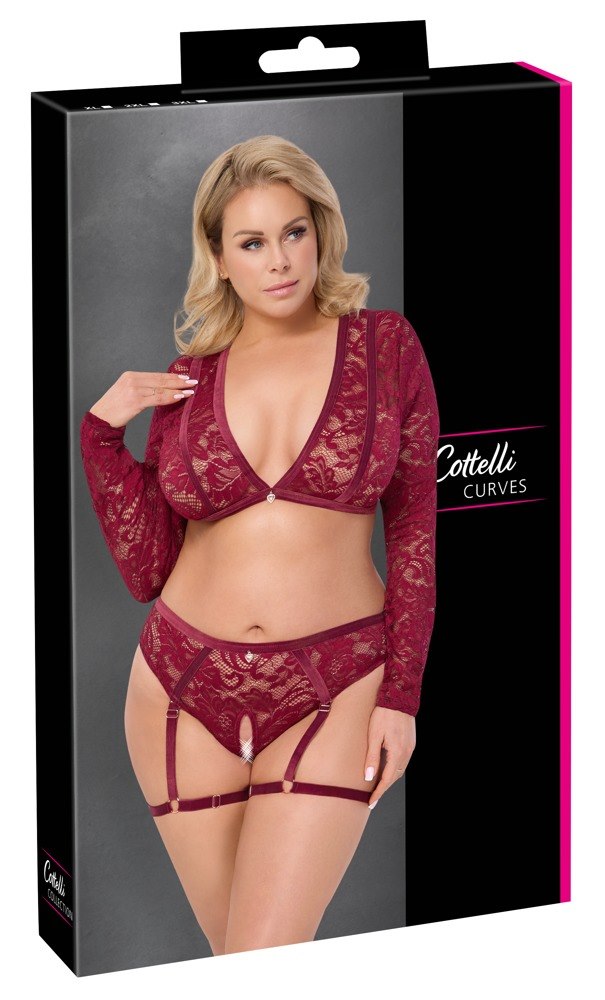 TOP AND BRIEFS RED 2XL
