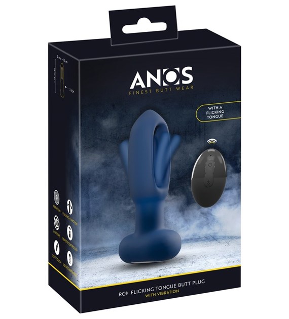 KOREK ANALNY ANOS FLICKERING TONGUE BUTT PL