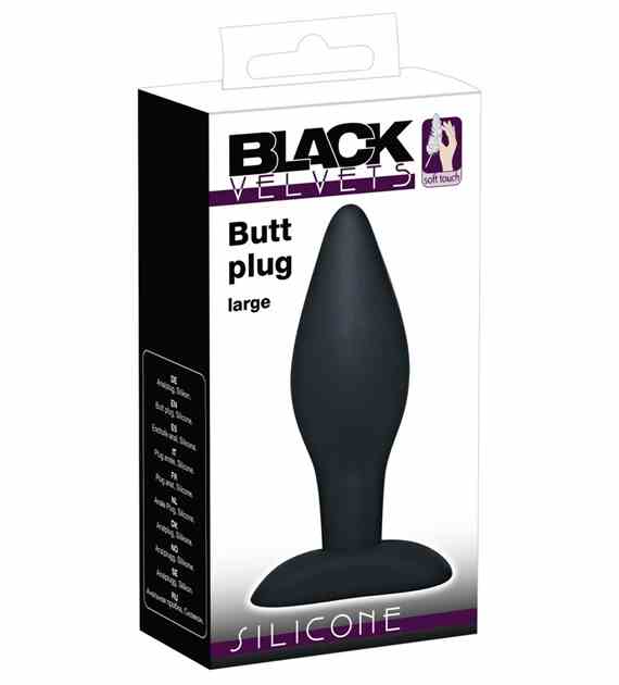 KOREK ANALNY BLACK VELVETS LARGE PLUG