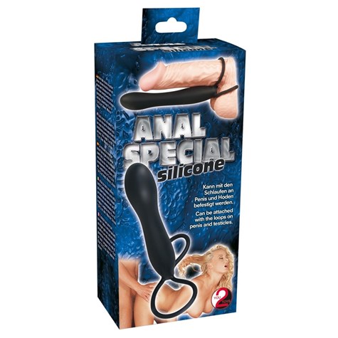 DILDO ANAL SPECIAL SILICONE BLACK