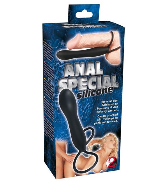 DILDO ANAL SPECIAL SILICONE BLACK