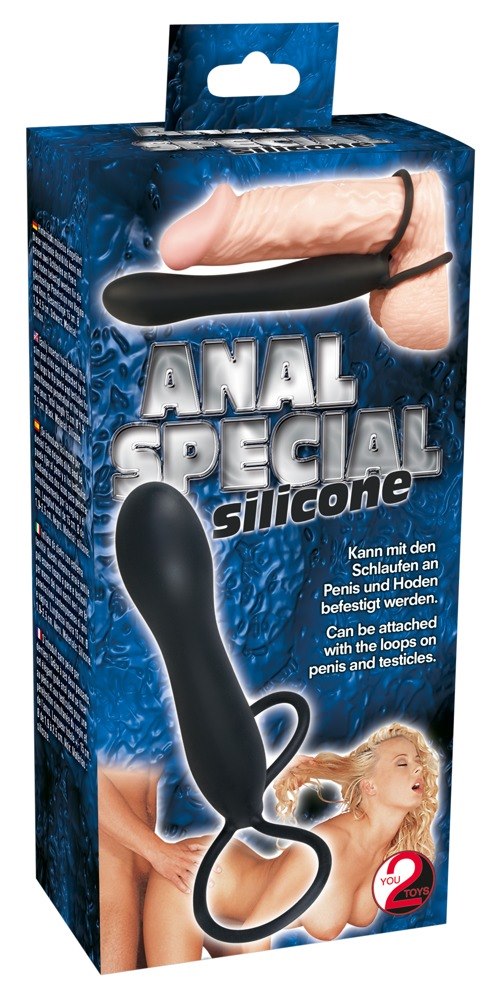 DILDO ANAL SPECIAL SILICONE BLACK