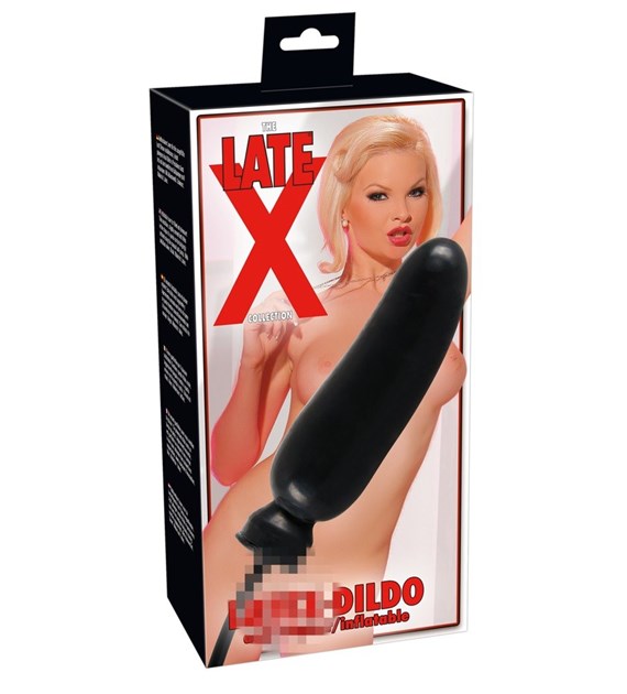 LATEX DILDO INFLATABLE