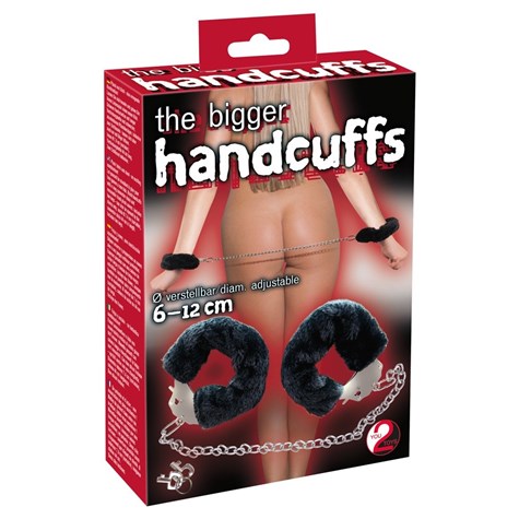 KAJDANKI BIGGER FURRY HANDCUFFS 6-12CM