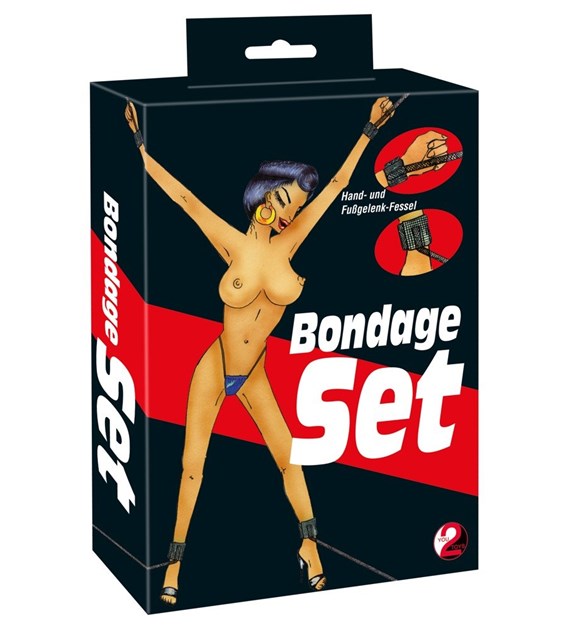 ZESTAW DO KRĘPOWANIA RESTRAINT SET BONDAGE
