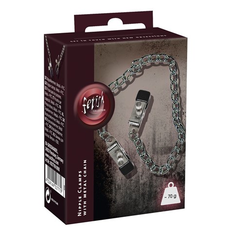 ZACISKI BOOB CHAIN + NIPPLE CLAMPS SX
