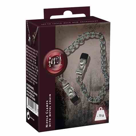 ZACISKI BOOB CHAIN + NIPPLE CLAMPS SX