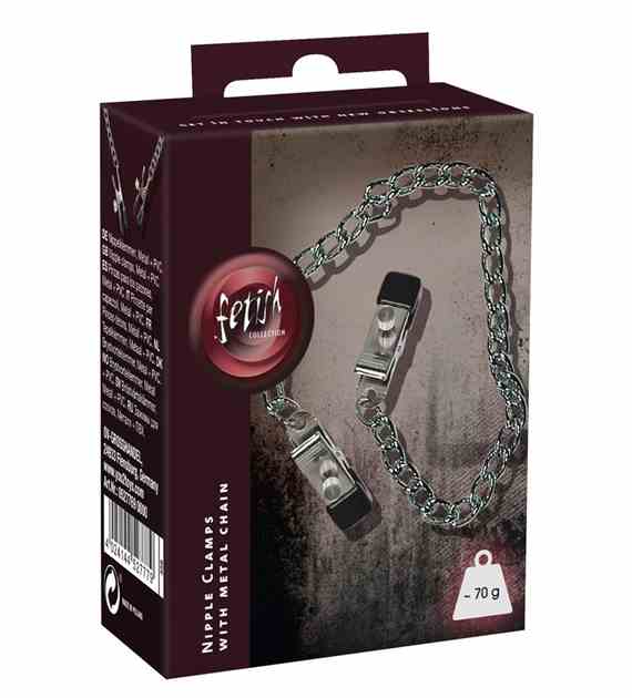 ZACISKI BOOB CHAIN + NIPPLE CLAMPS SX
