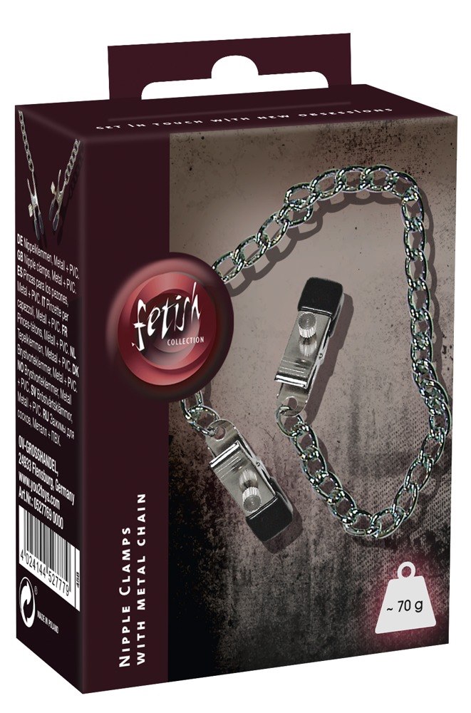 ZACISKI BOOB CHAIN + NIPPLE CLAMPS SX
