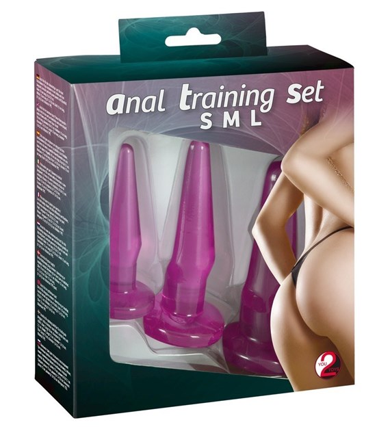 KOREK ANALNY ANAL TRAINING SET PURPLE