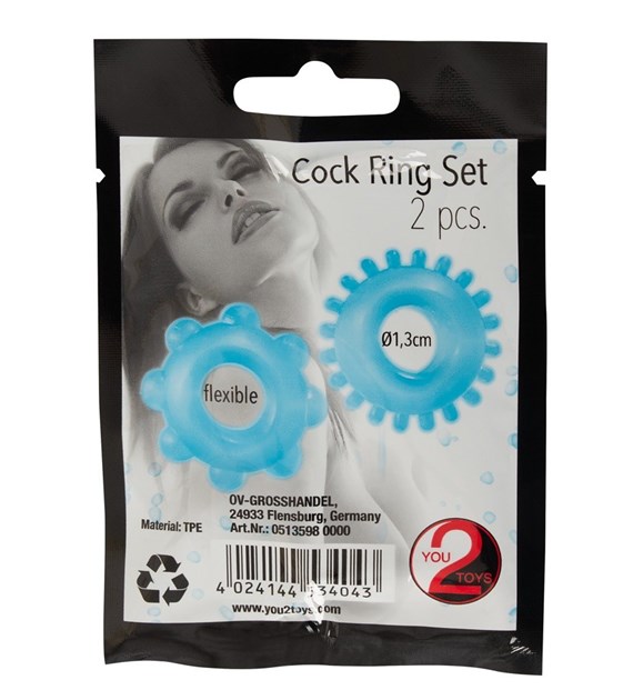 PIERŚCIEŃ COCK RING SET PACK OF 2