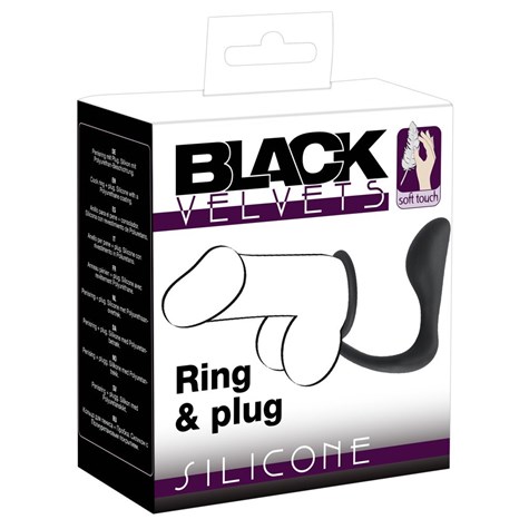 BLACK VELVETS RING & PLUG