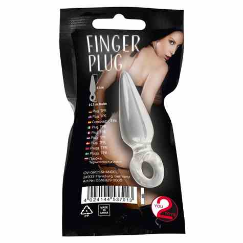 KOREK ANALNY FINGER PLUG