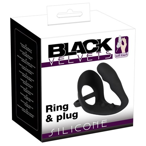 BLACK VELVETS RING & PLUG