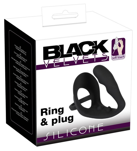 BLACK VELVETS RING & PLUG