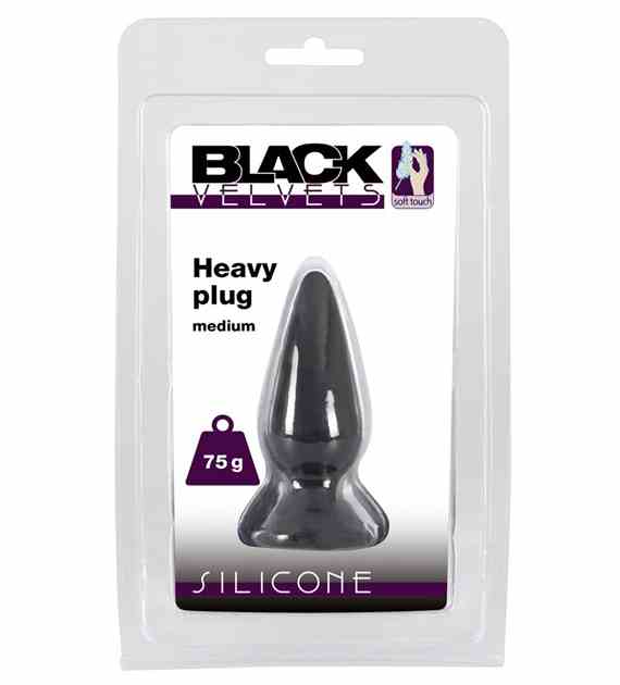 KOREK ANALNY BLACK VELVETS HEAVY PLUG M 75G