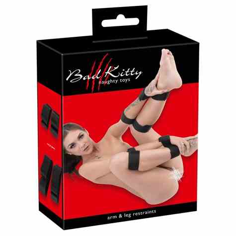 ZESTAW DO KRĘPOWANIA BAD KITTY ARM & LEG RESTRAINTS
