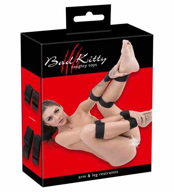 ZESTAW DO KRĘPOWANIA BAD KITTY ARM & LEG RESTRAINTS